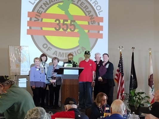 Ceremony for CA VVA Chapter 355 by the CA San Fernando Valley &#38; Alliklik Chapters NSDAR.